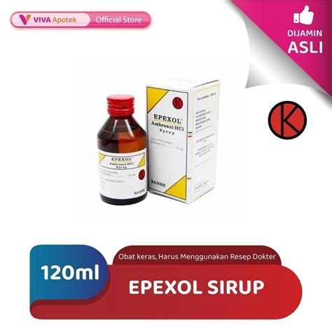 Jual Epexol Sirup Ml Ambroxol Hcl Mg Batuk Berdahak Ml