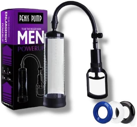 Men Penis Pomp Cockring Penis Pomp Met Penisring Sex Toys Voor Mannen Penis Bol