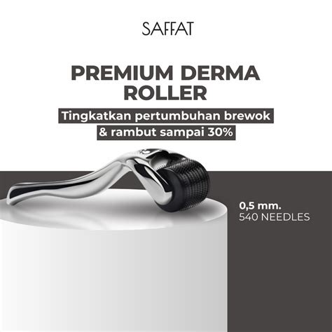 jual saffat derma roller  mm premium derma roller rambut brewok