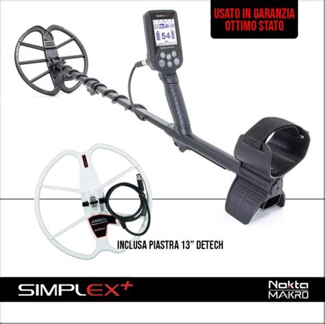 Metal Detector Simplex Nokta Makro Piastra Ultimate Detech 13