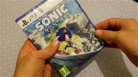 UNBOXING SONIC FRONTIERS PS5 YouTube