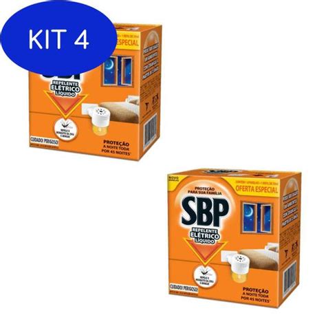 Kit Repelente Tomada Sbp L Quido Noites Aparelho Refil Repelente