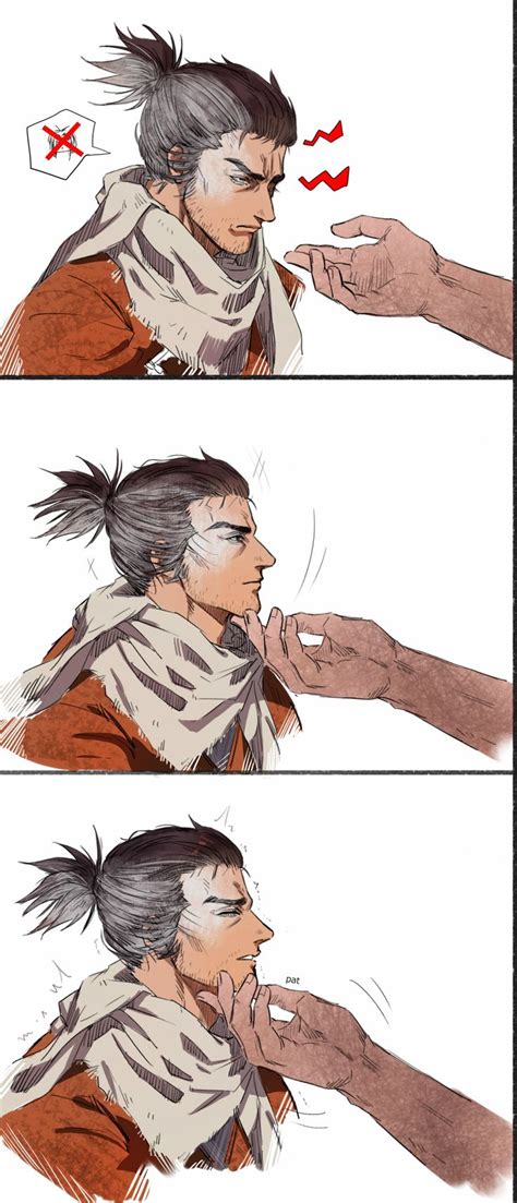 Sekiro Wolf And Genichiro Ashina By M Wukong Dark Souls Art Character Art Character Inspiration