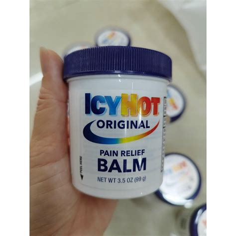 Dầu Nóng Icy Hot Balm Pain Relieving Hủ 99g Từ Mỹ Mẫu Mới Shopee