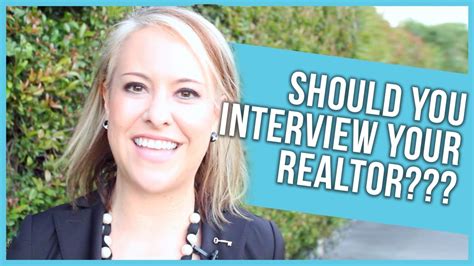 5 Questions You Need To Ask Your Potential Realtor Youtube