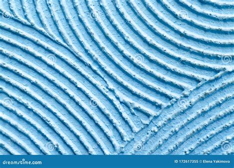 Texture of Rough Decorative Rough Blue Putty. Stock Image - Image of ...