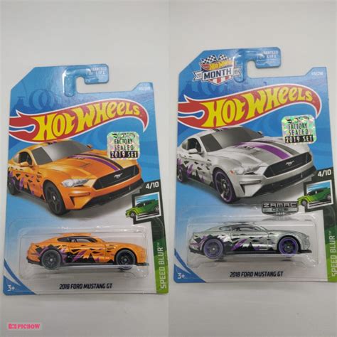 Jual Hot Wheels Ford Mustang GT Zamac Orange Speed Blur HW FS Factory Sealed Hotwheels
