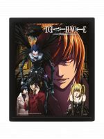 gerahmtes poster death note connected  fate  lentikulaer xzo