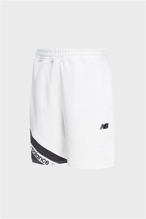 Женские белые шорты Relentless Terry New Balance WS21181SST — MD-Fashion