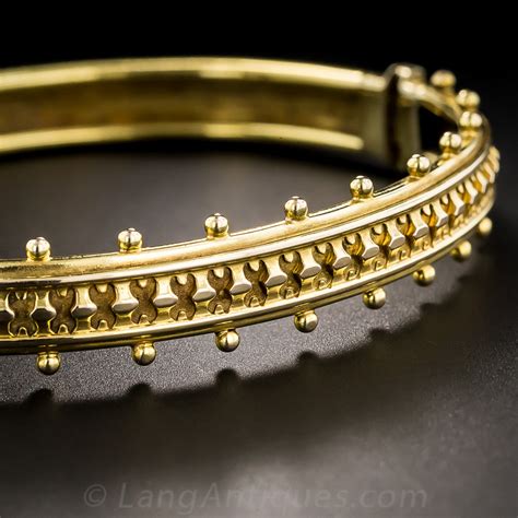 9k Victorian Gold Bangle