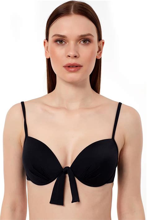 Ayyıldız Kadın Siyah Push Up Bikini Üstü D Fiyatı Yorumları Trendyol