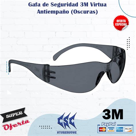 Gafa De Seguridad 3M Virtua Oscuras CSC STOREHOUSE