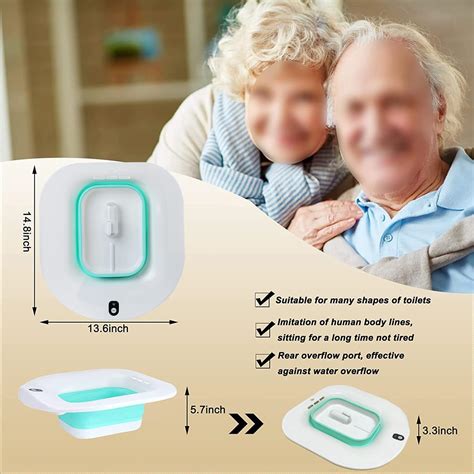 Bañera eléctrica para el cuidado posparto bañera plegable para limpiar vagina y anal