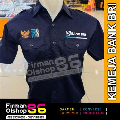 Jual Kemeja Bank Bri Bumn Baju Bank Bri Bumn Seragam Bank Bri Pdh Bank