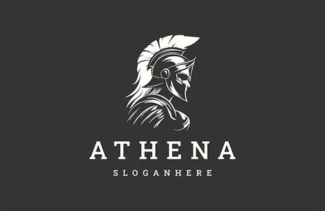 Premium Vector Goddess Greek Athena Logo Icon Design Template