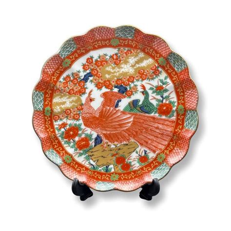 Arita Imari Peacock China Set Etsy