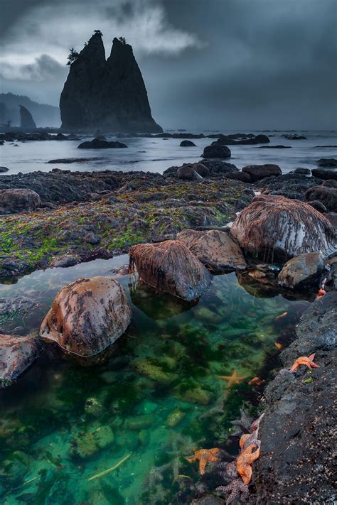 Rialto Beach, Washington coast : r/pics