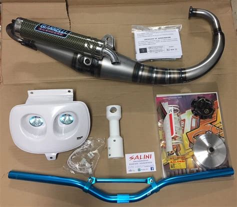 SCHALLDÄMPFER GIANNELLI UMGEKEHRTE Variator Halterung Lenker Naked Verkleidung EUR 427 03