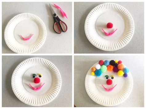 Make A Paper Plate Clown Be A Fun Mum