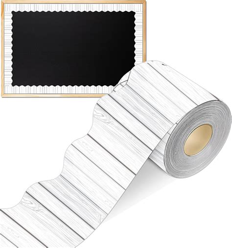 Amazon White Wood Border Trim Roll 66ft Bulletin Board Borders