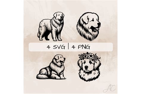 Pyrenees SVG Bundle, Great Pyrenees PNG Graphic by ArtistiC ortex