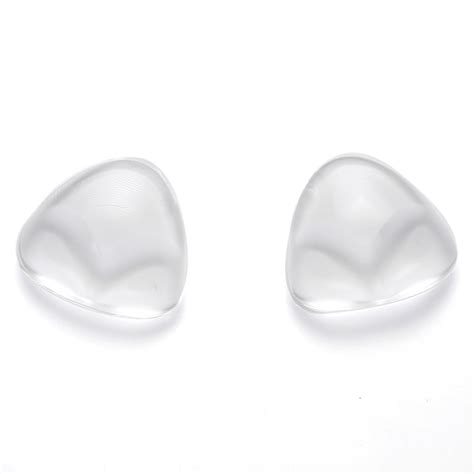 Qiushaoyue A Pair Of Silicone Triangle Shaped Push Up Chest Pads Swimsuit Bikini Bra Inserts