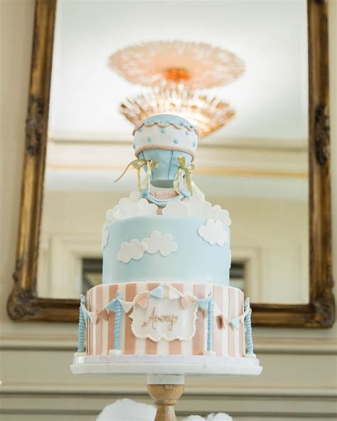 Up Up And Away Baby Shower Party Theme The Bash Hot Air Balloon