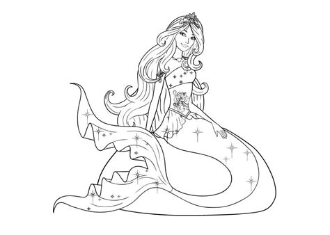 Раскраски Для Девочек Русалки - 70 фото