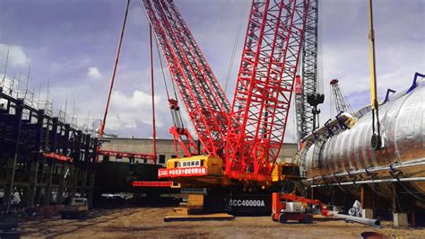 Maiden Show Of Sany Scc40000a Crawler Crane Global Ce