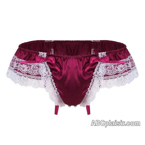 String Jupette Dentelle Lingerie Homme