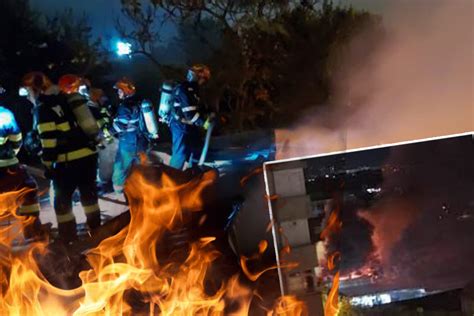 Incendiu puternic în Capitală A luat foc o casă din cartierul Vitan