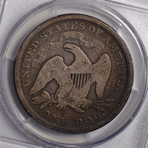 1872 Liberty Seated Dollar Vg08 Pcgs Liberty Coin