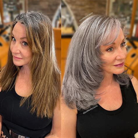 Прически для седых волос для женщин старше 50 лет: 35 привлекательных идей