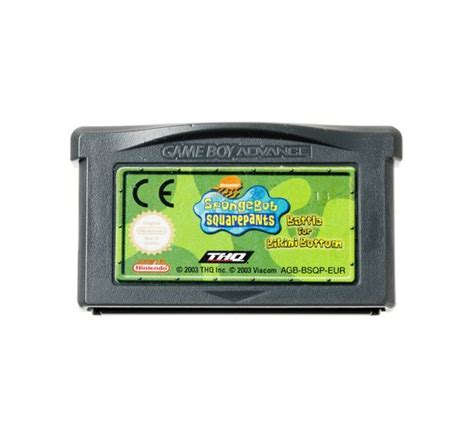 Spongebob Squarepants Battle For Bikini Bottom Gameboy Advance Game Retronintendostore