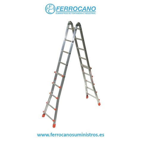 ESCALERA ALUMINIO TELESCOPICA BRIKOPLUS 5 PELD 349 70