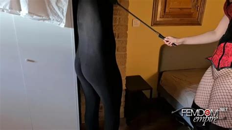 Femdom Empire Miss Gabriela Mistress Whips And Denies Tied Up Slave Hardcore Dominatrix Video