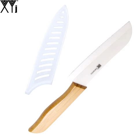 Xyj Brand Inch Ceramic Knife Sharp Serrated Bread Knife Ergonomic