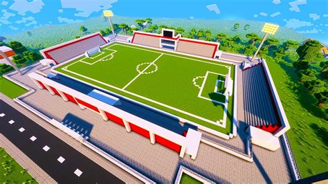 Minecraft Fußballstadion bauen Tutorial 1 20 Fußball Stadion bauen in