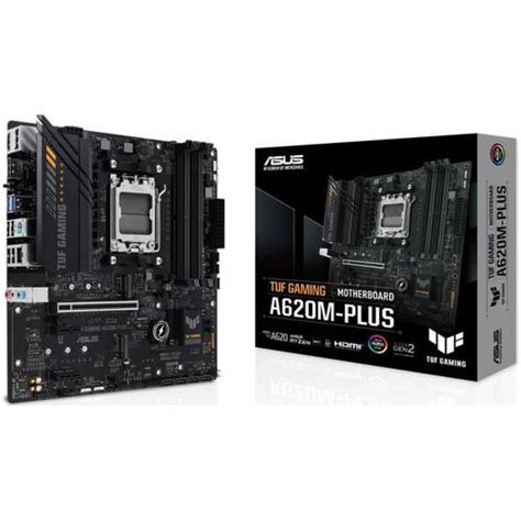 Материнская плата Socket AM5 ASUS TUF GAMING A620M-PLUS 4DDR5 MicroATX ...
