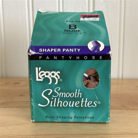 Leggs Smooth Silhouettes Shaper Pantyhose NOS Nude Sheer Toe Size B For Sale Online EBay