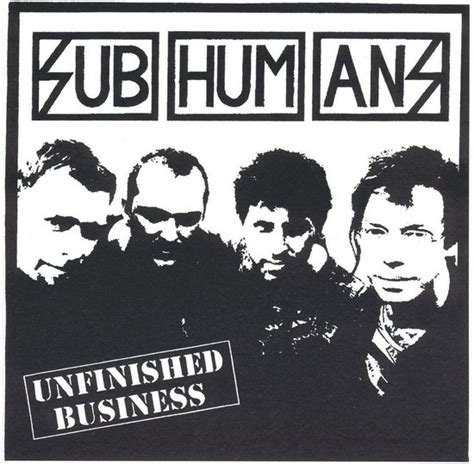 Unfinished Business Subhumans Cd Album Muziek Bol