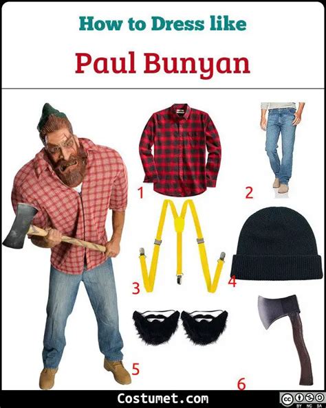 Paul Bunyan Babe The Blue Ox Costume For Halloween