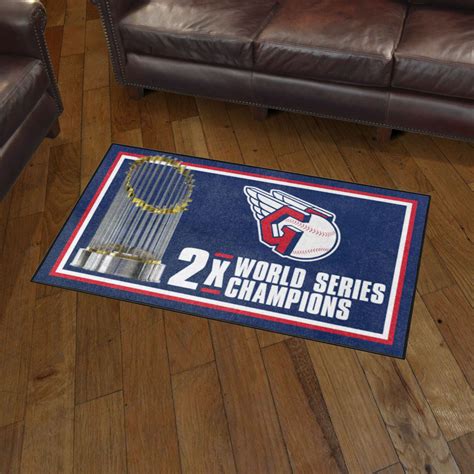 Cleveland Guardians Area Rug Dynasty 3 X 5 Nylon