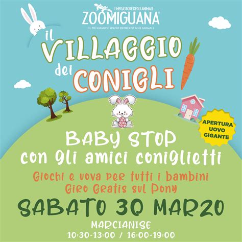 Il villaggio dei conigli - Sabato 30 Marzo Marcianise - I MEGASTORE