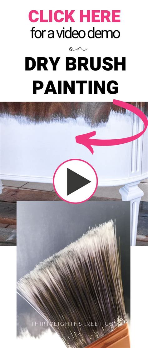 Dry Brush Painting Technique That Makes Furniture Look Like Art Dry