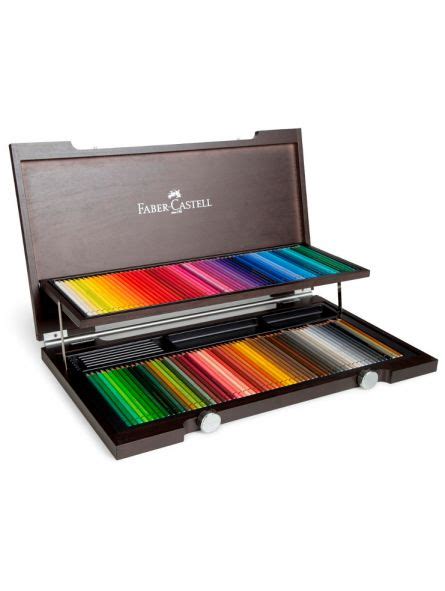 Caja de Madera de Colores Faber Castell Polychromos 120 Librería Ilusión