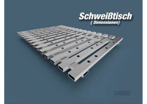 Schweißtisch Dimensionen 1 Mannis Welding Channel