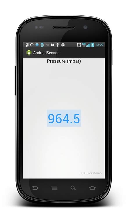 Android Sensor Tutorial: Датчик барометра - CoderLessons.com