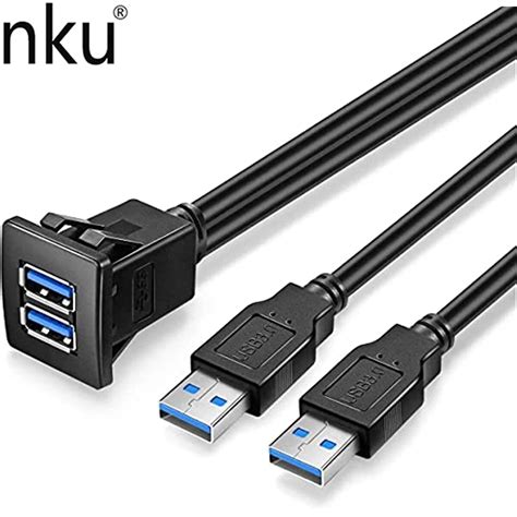 Nku C Ble D Extension Usb Carr Ports M Ft Pour Montage