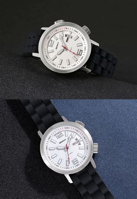 BERNY Men's Automatic Mechanical Super Luminous Miyota 8205 Compressor ...